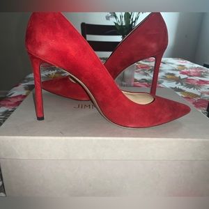 Jimmy choo suede pumps size 8.5 (European size)